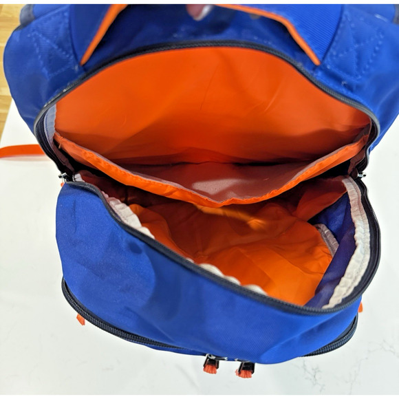 UNDER ARMOUR Storm 1 Backpack Blue Orange Padded Laptop GUC - Picture 7 of 10